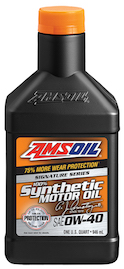 SAE 0W-40 Signature Series 100% Synthetic Motor Oil (AZF)